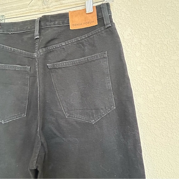 Aritzia Denim Forum The Bonet High Rise Loose Distressed Jeans Women’s 25 Black - Picture 8 of 12